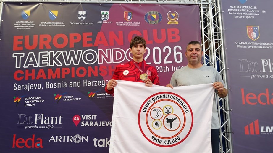 Avrupa Kulüpler Taekwondo Şampiyonası'nda Altın Madalya!